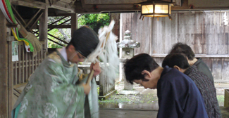 神無月の月次祭（１０月２５日）を無事に齋行しました。