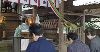 神無月の月次祭（１０月２５日）を無事に齋行しました。