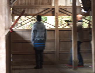 市川亀次郎丈が、お詣り下さいました。